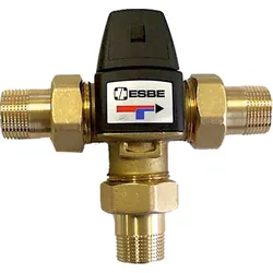 Thermostatischer Wassermischer 3/4" für Warmwasser