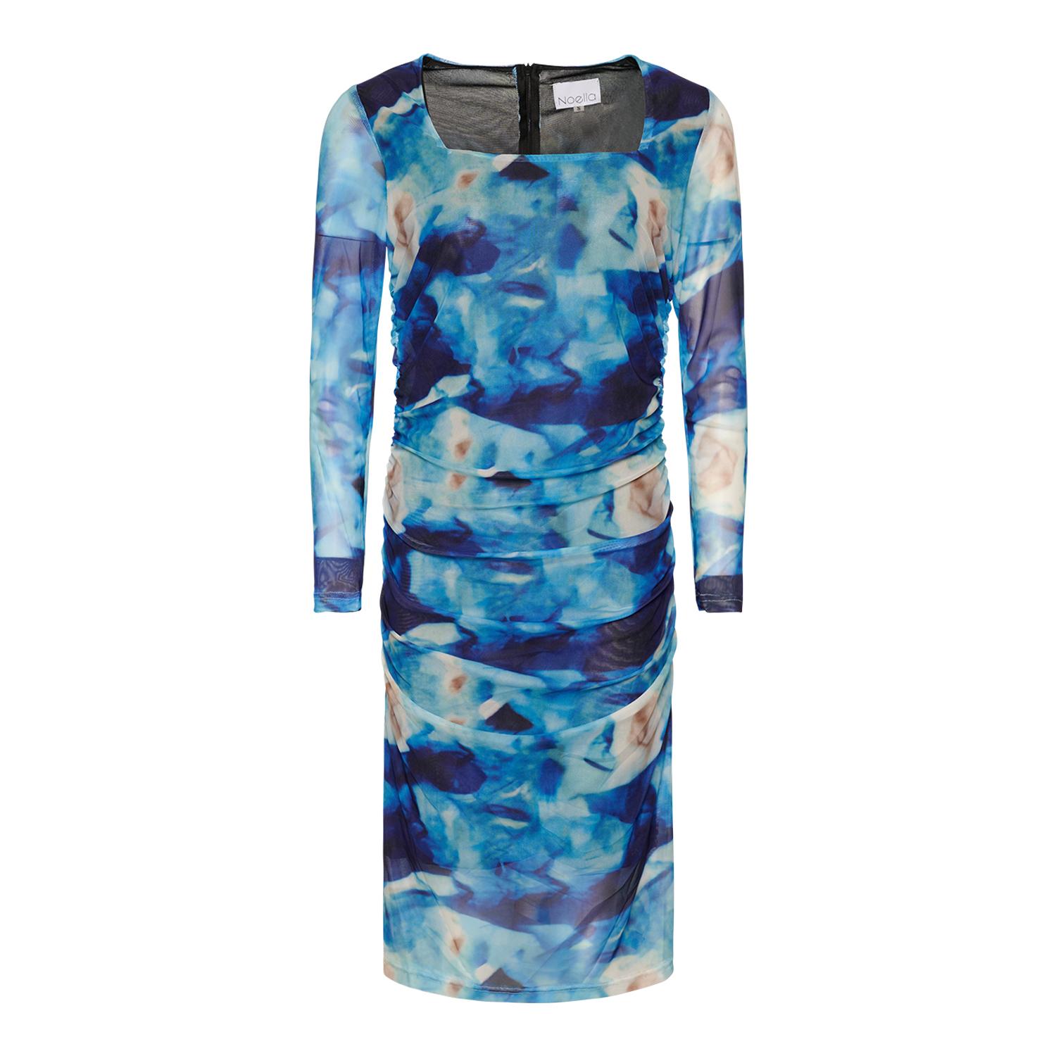 Polly-jurk in blauwe mix