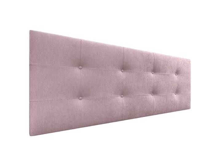 DHOME Kopfteil, gepolstertes Bett Kopfteil 8cm dick. Gepolstertes Kopfteil ACUALINE Stoff und Kunstleder. Bett-Kopfteile (Stoff Lachs, 160cm (Betten 150/160))