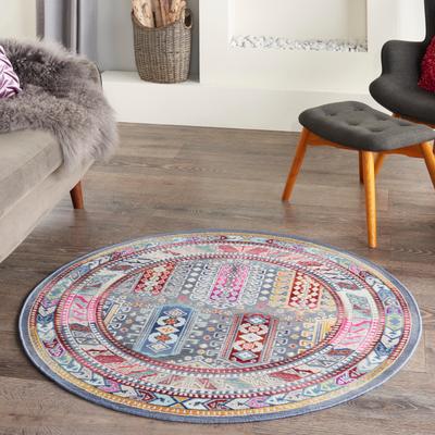 Nourison Vintage Kashan Bordered Traditional Area Rug