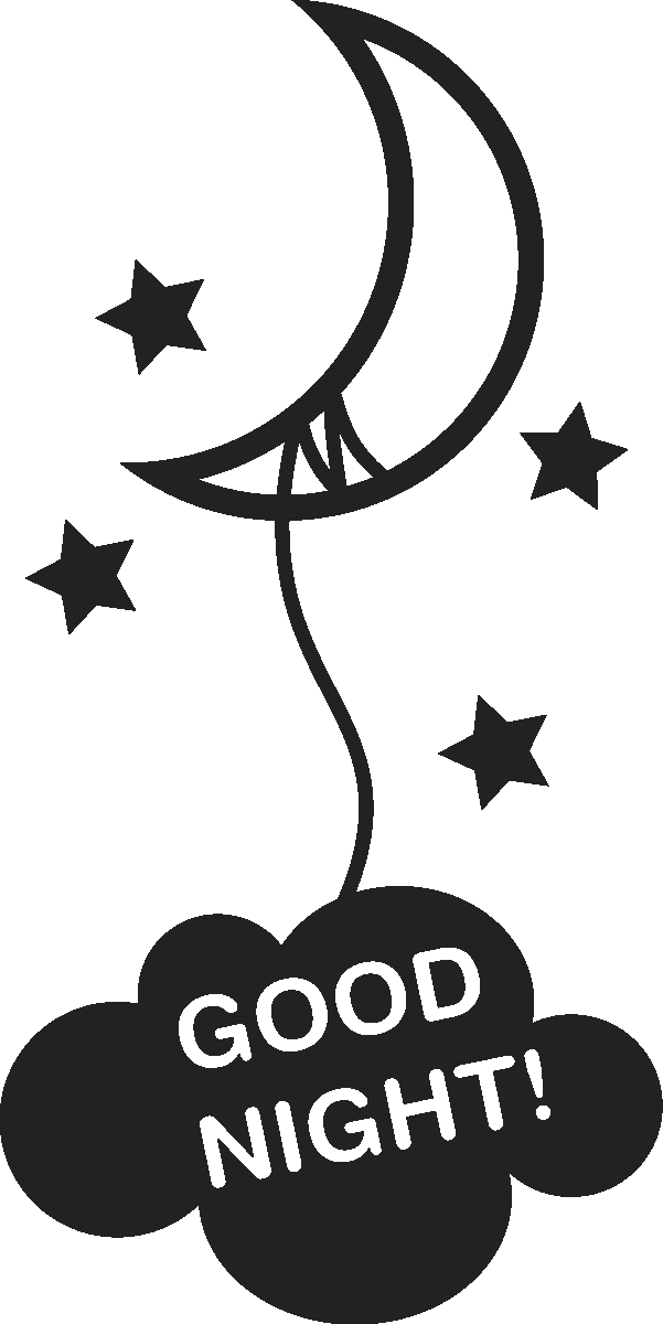 Ambiance-sticker Sticker Good night