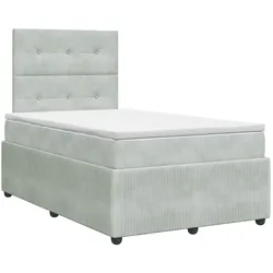 vidaXL, Boxspringbett, Boxspringbett (120 x 200 cm)