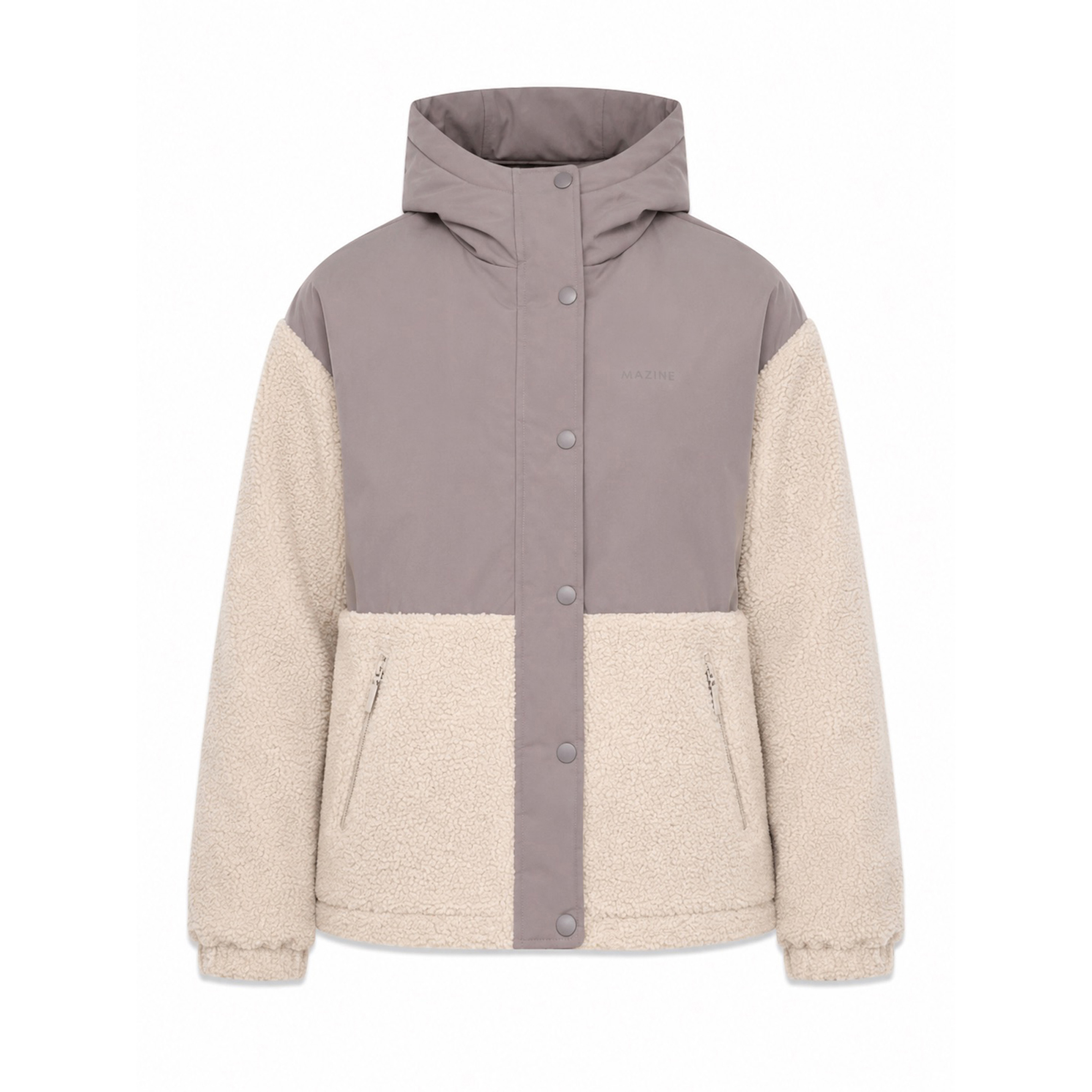 Mazine Fabric Blocking Damen Isolationsjacke weiss Größe M Lifestyle Isolierend