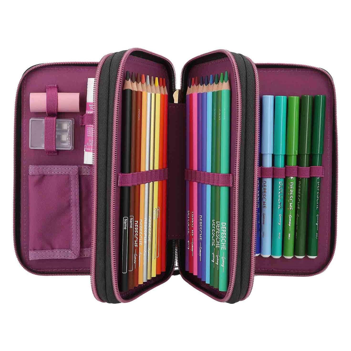 Top Model TOPModel - Triple Pencil Case REBEL KITTY ( 0413017 ) (413017)