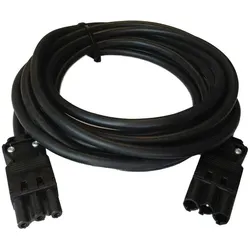 Kondator, Verlängerungskabel, Axessline Extension Cord - 2 GST-18i3, 3.0m Sort 3m (3 m, GST18)