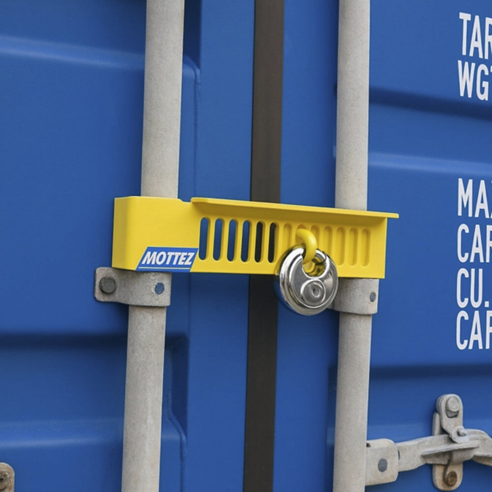 Diebstahlsicherung, für LKW und Behälter, gelb Mottez