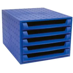 EXACOMPTA Ablagesystem »The Box Open - Forever« blau, 28.4x21.8x38.7 cm