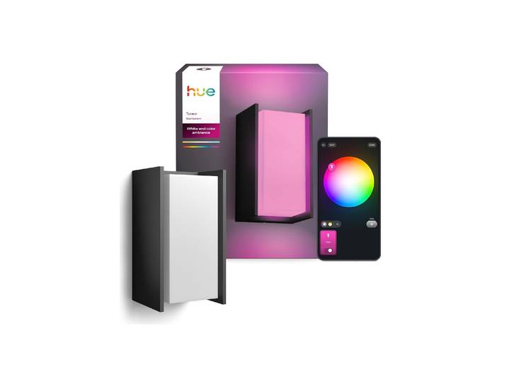 PHILIPS HUE Aussen-Wandleuchte Philips Hue Wandleuchte Turaco 1100 lm , pink, H: 21,2cm, Leuchten, Aussen-Wandleuchte