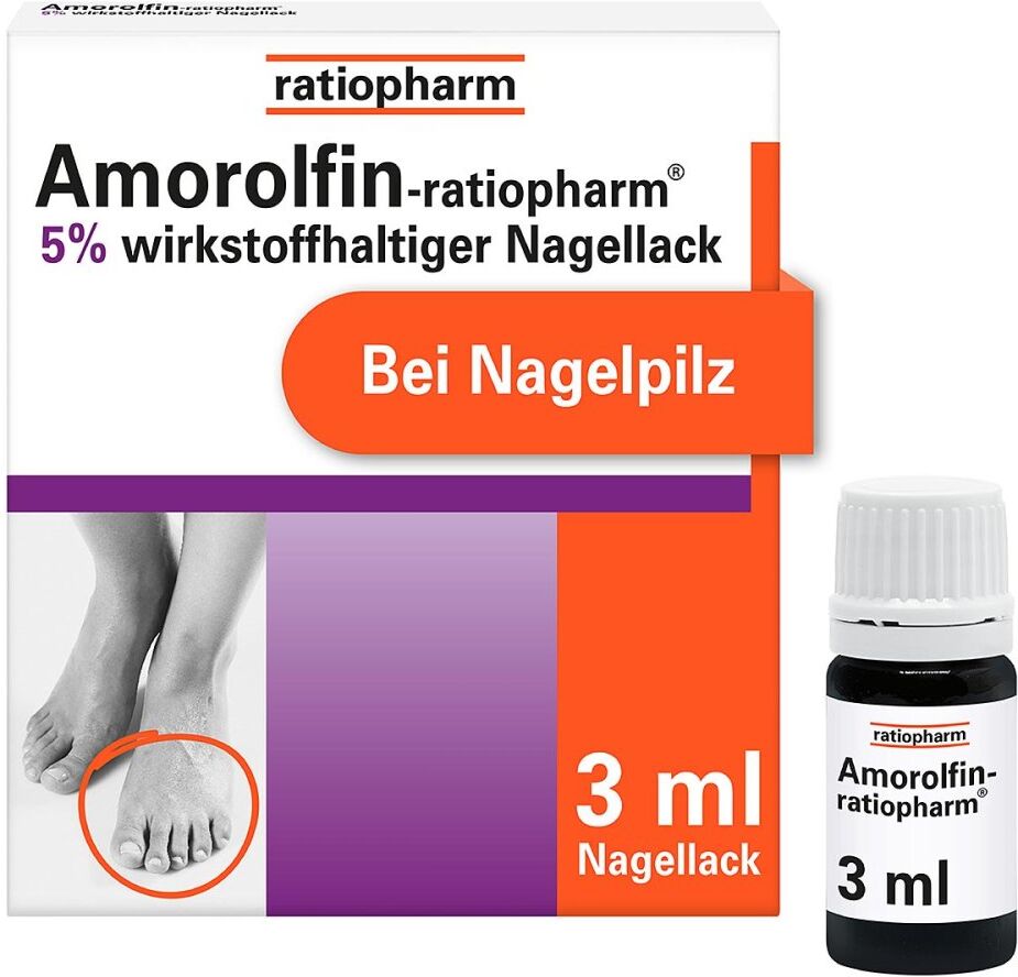 Amorolfin-ratiopharm Amorolfin ratiopharm 5% - bei Nagelpilz