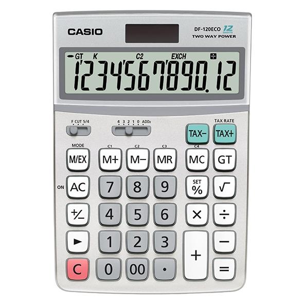 Casio Df-120eco (Batteriebetrieb, Solarenergie) (DF-120ECO)