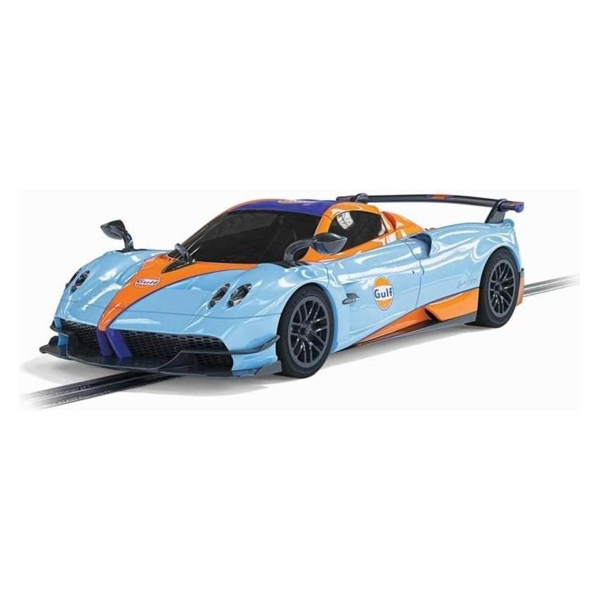 Scalextric 560004335 - Modellbausatz,1:32 Pagani Huayra BC Roadster Gulf Ed. (560004335)