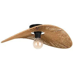 EGLO Deckenleuchte Siruela Naturfaser Beige Natur