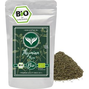 Azafran Thymian Premium Qualität, BIO, getrocknet & gerebelt, im wiederverschließbaren Beutel, 250 g