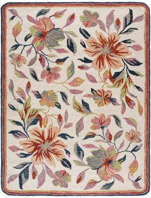 SAFAVIEH Handmade Jardin Floral Wool Rug