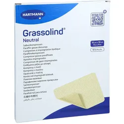 Grassolind Salbenkompressen 10x10 cm steril Medi-Spezial