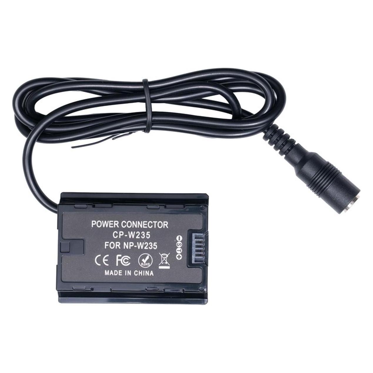 Caruba Dummy Battery Fujifilm NP W235 D Tap Male (Kamera Akku Netzadapter) (D290161)