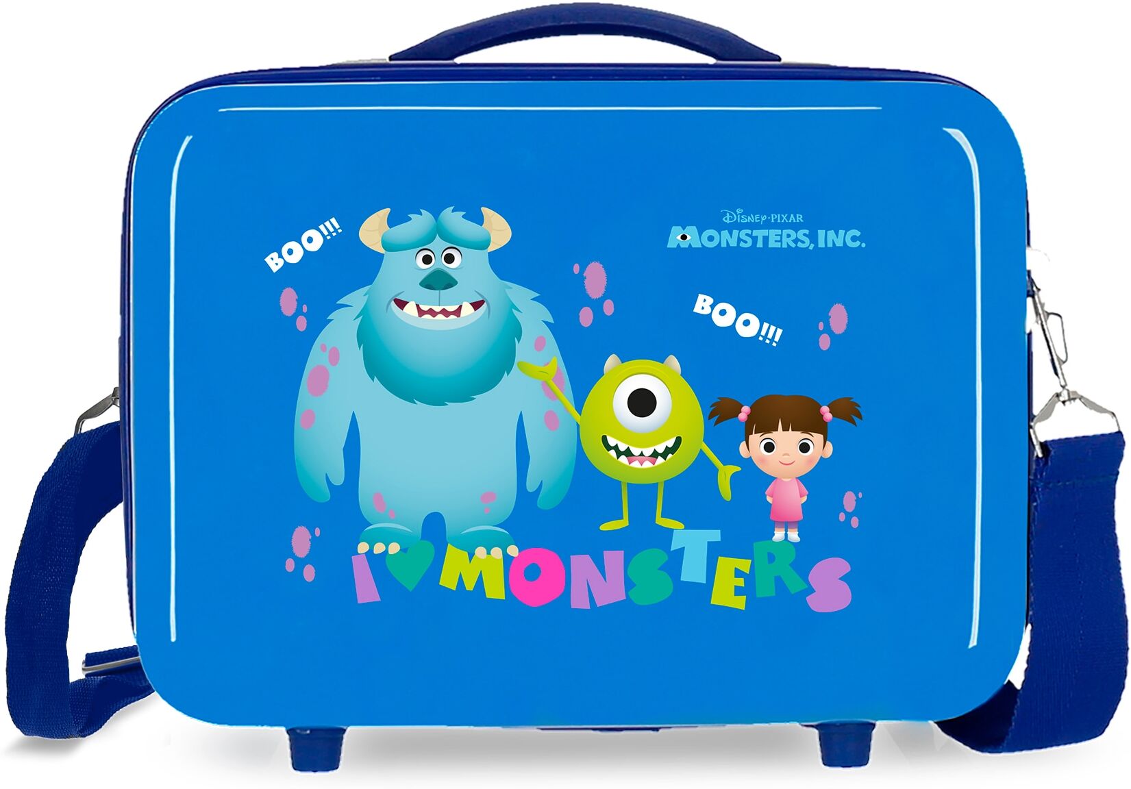 Disney Neceser abs adaptable monsters boo! azul. Azul
