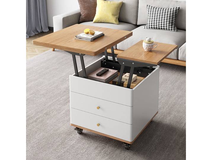 Tables basses multifonctions à la mode, dessus relevable, rangement classique pour salon, Tables basses Premium élégantes, meubles Basse pour la maison