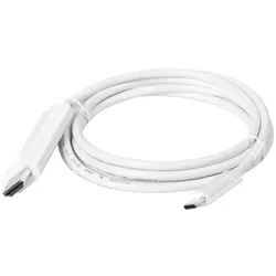 Club 3D USB Typ C — HDMI (Typ A) (1.80 m), Videokabel, Weiss