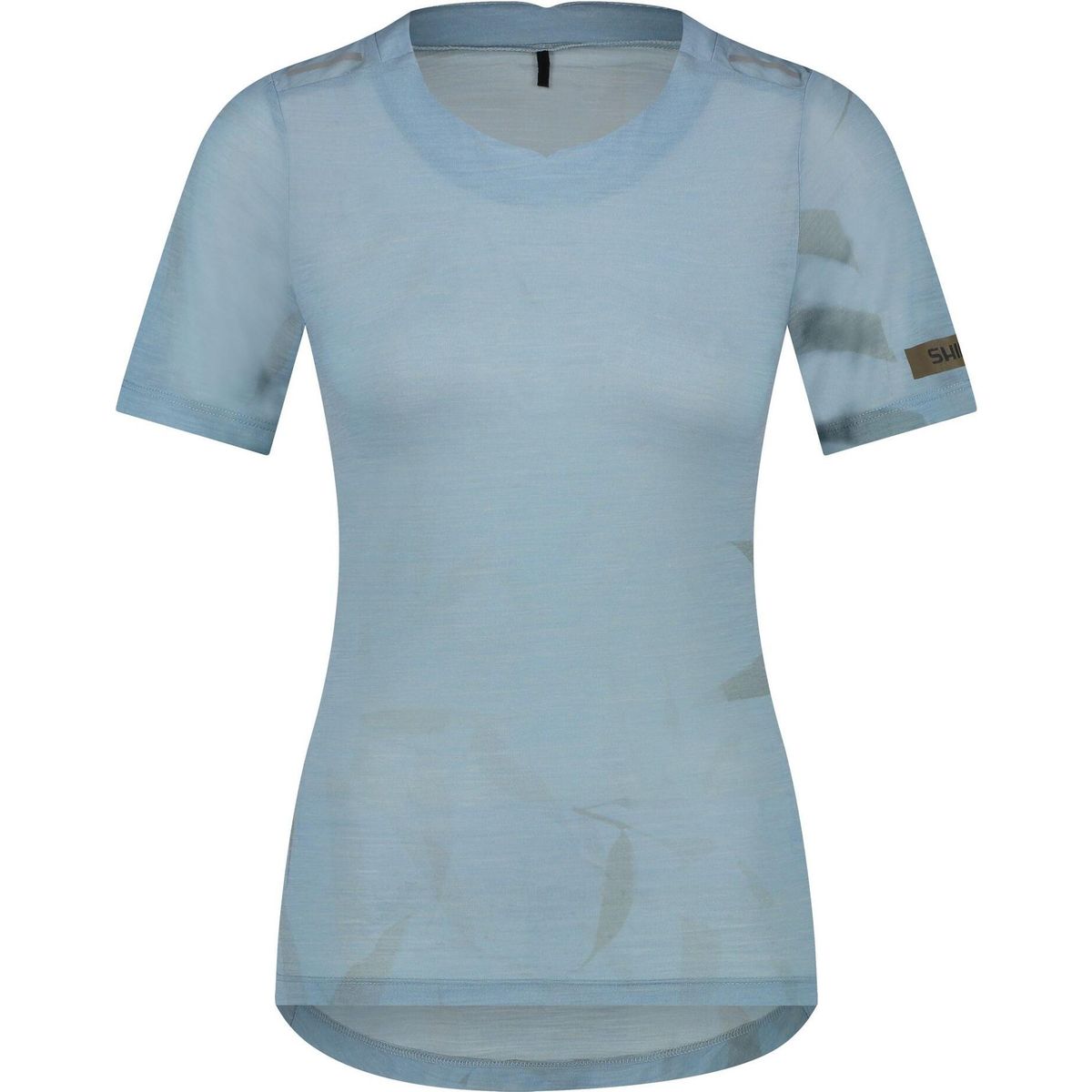 Shimano W's Evolve Terra Short Sleeves Jersey matte blue S PCWJSPSXE11WB0214