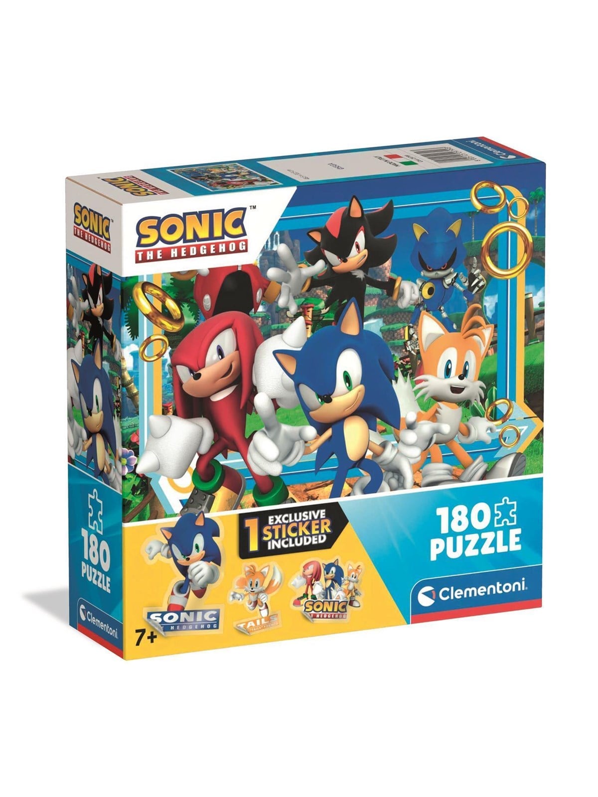 Clementoni Puzzle Square Box - Sonic 4, 180-teilig 2D Puzzles