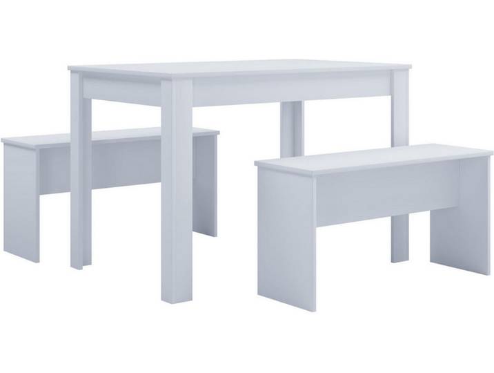 Mid.you Tischgruppe, Weiß, rechteckig, 75x70x110 cm, Esszimmer, Tische, Esstische