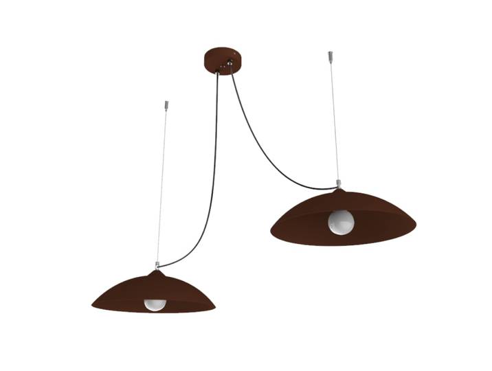 Dream - lampe à suspension en métal corten e27