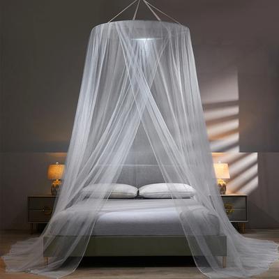 Uplift Picks Elegant Hanging Mosquito Net Canopy For Peaceful Double Bed Protection Comfort gray