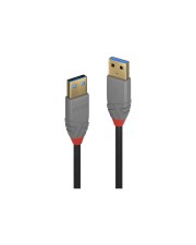 Lindy 1m USB 3.0 Typ A Kabel Anthra Line Digital/Daten Anschlusskabel 1 m Schwarz (36751)