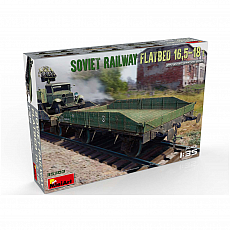 MiniArt - Soviet Railway Flatbed 16.5-18 t - 1:35 310876