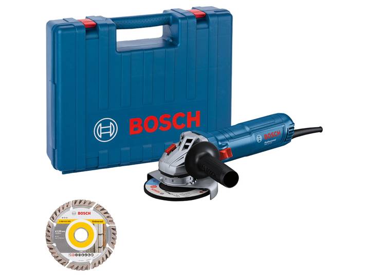 Meuleuse angulaire BOSCH GWS 12-125 - 0 601 3A6 102 Professional - Livré avec coffret de transport