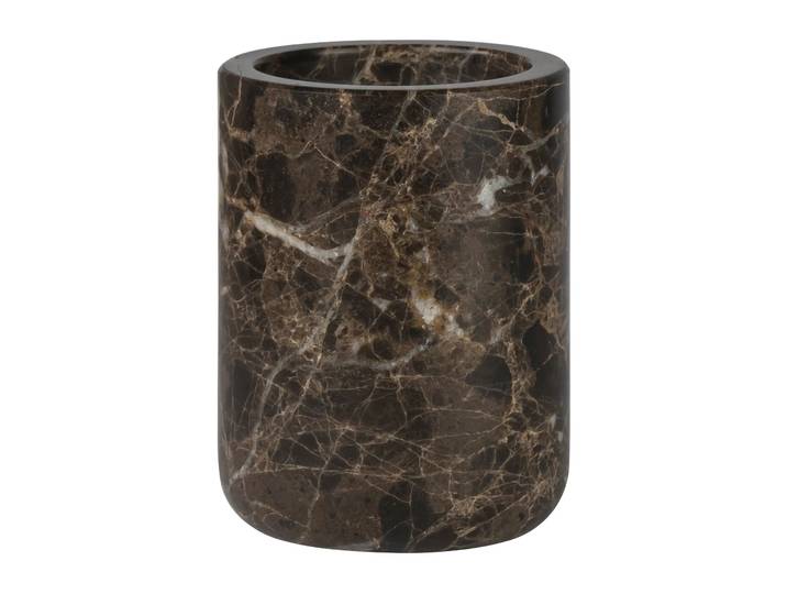 Mette Ditmer Porte-brosse à dents Marble 10 cm Marron