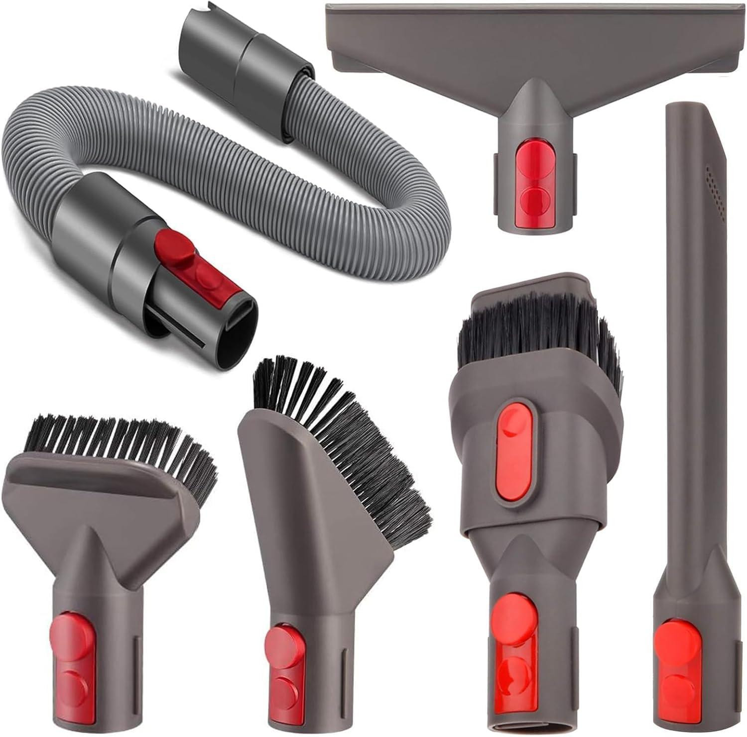 Dripio 6-delige Dyson accessoire set met verlengslang, borstels en opzetstukken