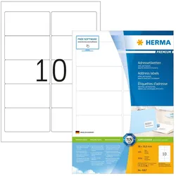 Herma, Etiketten, Etiketten