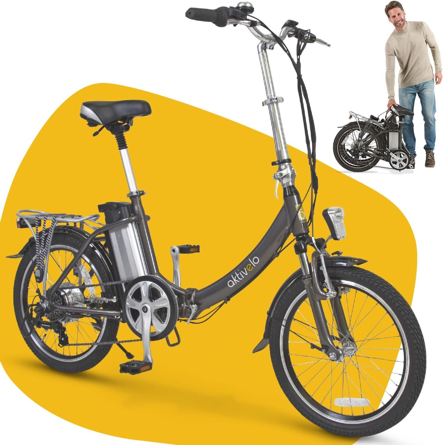 aktivshop Sport, Lithium-Ion (Li-Ion), 8,8 Ah, 65 km, 5 h, 316,8 Wh, 22 kg