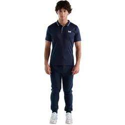 Mouratoglou, Herren, Sportshirt, Match Classic (XL), Blau, XL