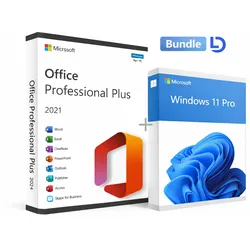 Microsoft Office 2021 Professional Plus & Windows 11 Pro Bundle | Business-Komplettpaket
