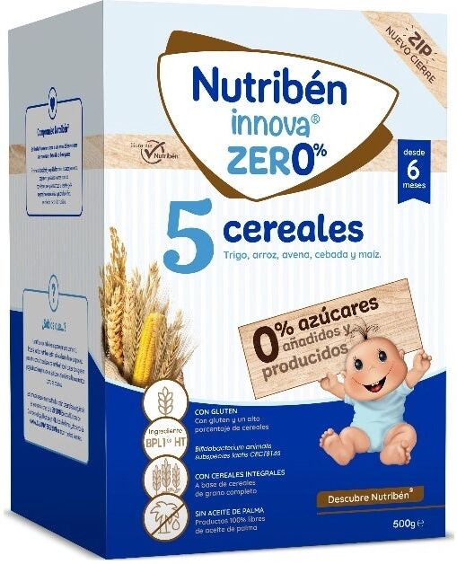 NUTRIBEN Papilla Innova 5 Cereales Sin Azucar Amos