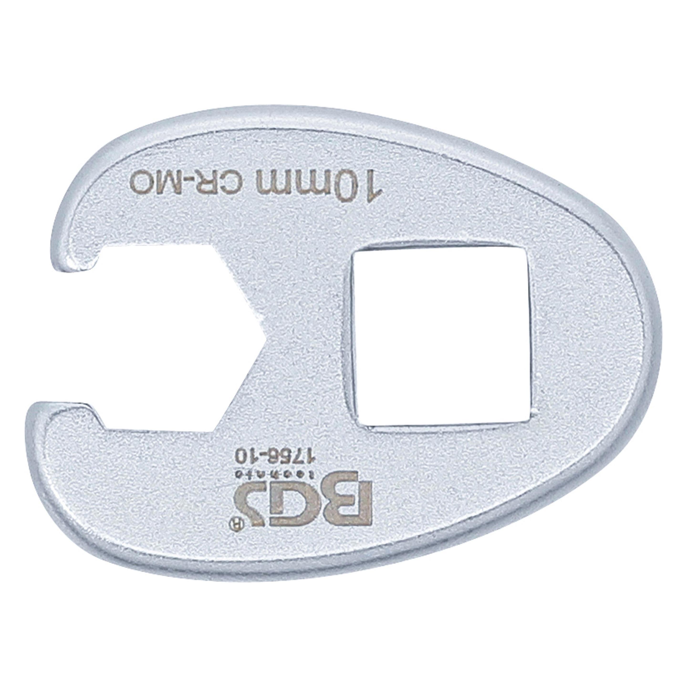 BGS Hahnenfussschlüssel Antrieb Innenvierkant 10 mm (3/8") SW 10 mm (10 mm) (1756-10)