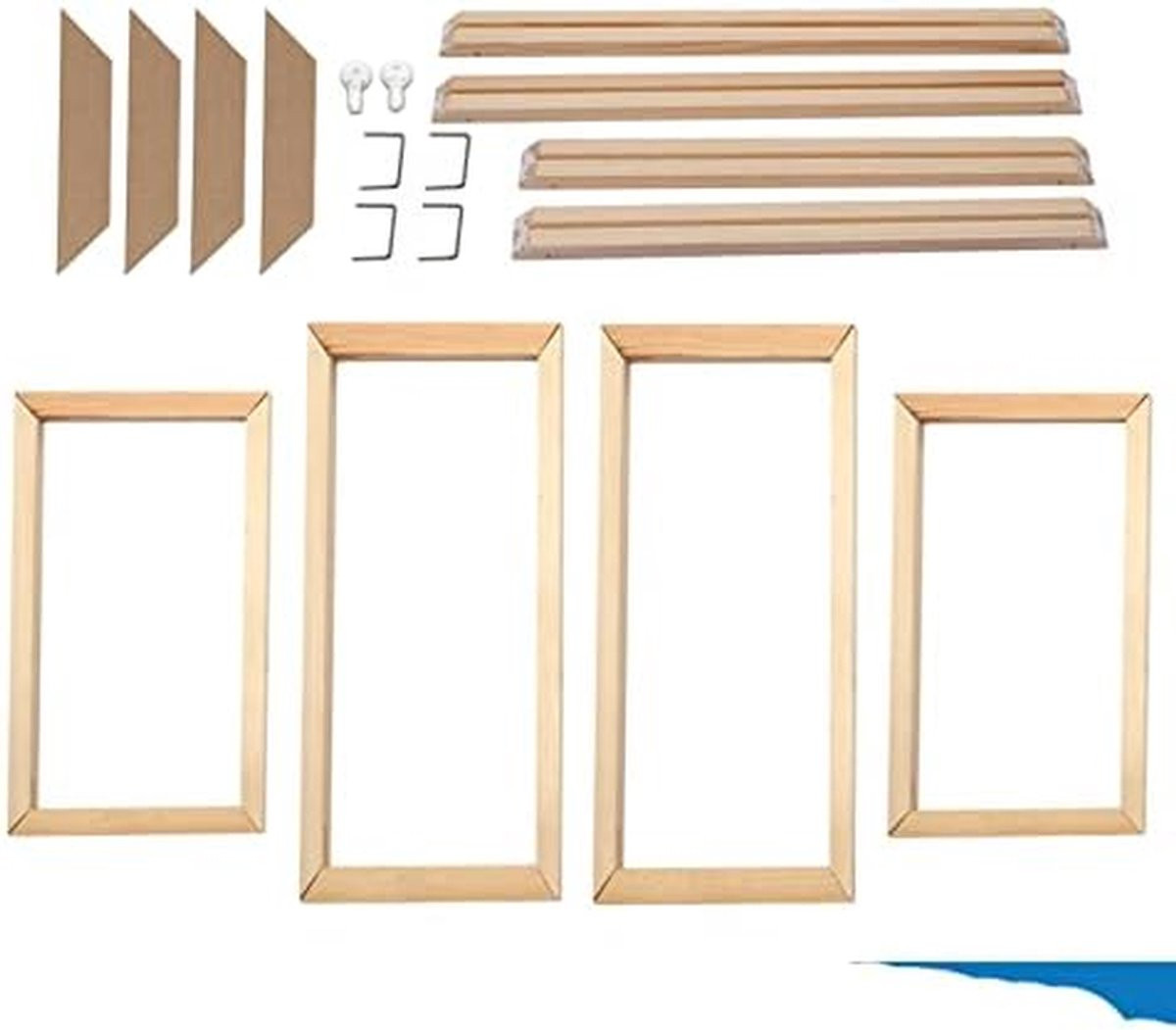 Houten Fotolijst Canvas Frame Wanddecoratie 40 x 45 cm