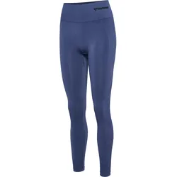 HUMMEL hmlTIF SEAMLESS HIGH WAIST TIGHTS blue indigo XS