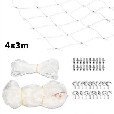 Uplift Picks Cat Balcony Safety Net Nylon Pet Protection Netting For Windows Railings And Outdoor Spaces 4x3 M