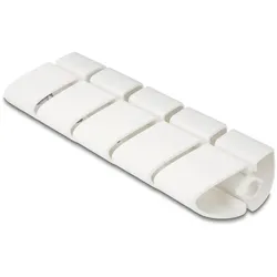DELOCK Kabelkanal Befestigungselement 75x45mm 5 Stück weiß
