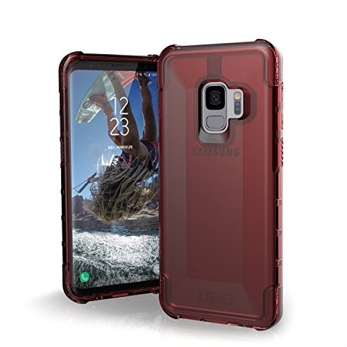 Urban Armor Gear Plyo hoes voor Samsung Galaxy S9, Rood Transparant