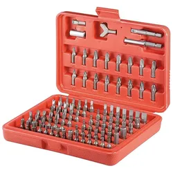 FixPoint, Bits, 100 pcs Bit set (Innensechskant, Innenvielzahn, Innenvierkant, Tri-Wing)
