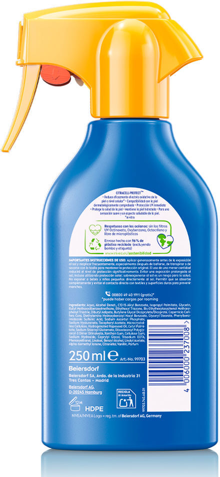 Nivea Sun Protege & Hidrata spray loción solar SPF50+ 250 ml