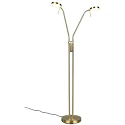Trio Stehleuchte Monza Metall Gold Messing