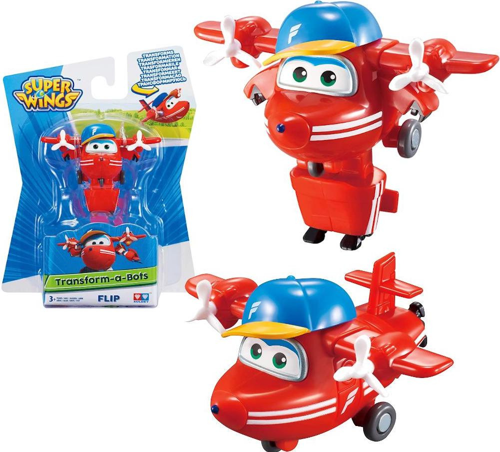 Bullyland Super Wings Robot Transformers transformeerbaar vliegtuig, 5 cm