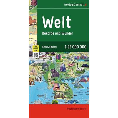 freytag & berndt Straßenkarte Weltkarte für Kinder 1:22 Mio., Sonstige von , KOMPASS Freytag & Berndt, 978-3-7079-2489-3