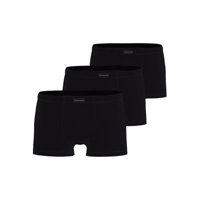 Hipster TOM TAILOR "Colorado", Herren, Gr. XL, Single Jersey, schwarz, Single Jersey, Obermaterial: 95% Baumwolle, 5% Elasthan, unifarben, körpernah, Unterhosen, bequem, eng, elastisch, atmungsaktiv, Baumwollmix